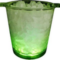 Light Up Ice Bucket 200 Oz. - Lime Green Dome w/ White LED's